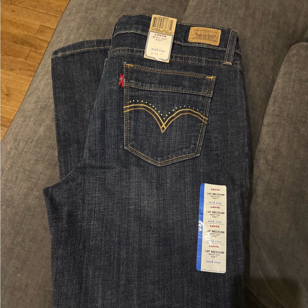 Levi's 515 Boot Cut Jeans - Classic Blue